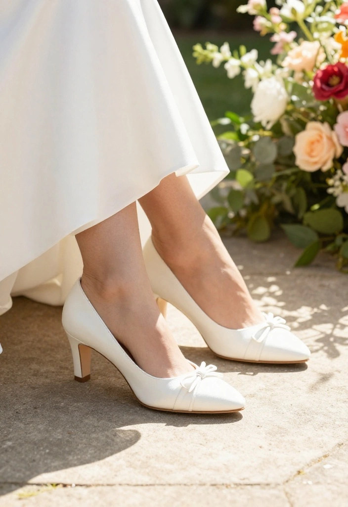 14 Wedding Heels for Brides That Don't Kill Your Feet - 8. Closed-Toe Comfort 1
