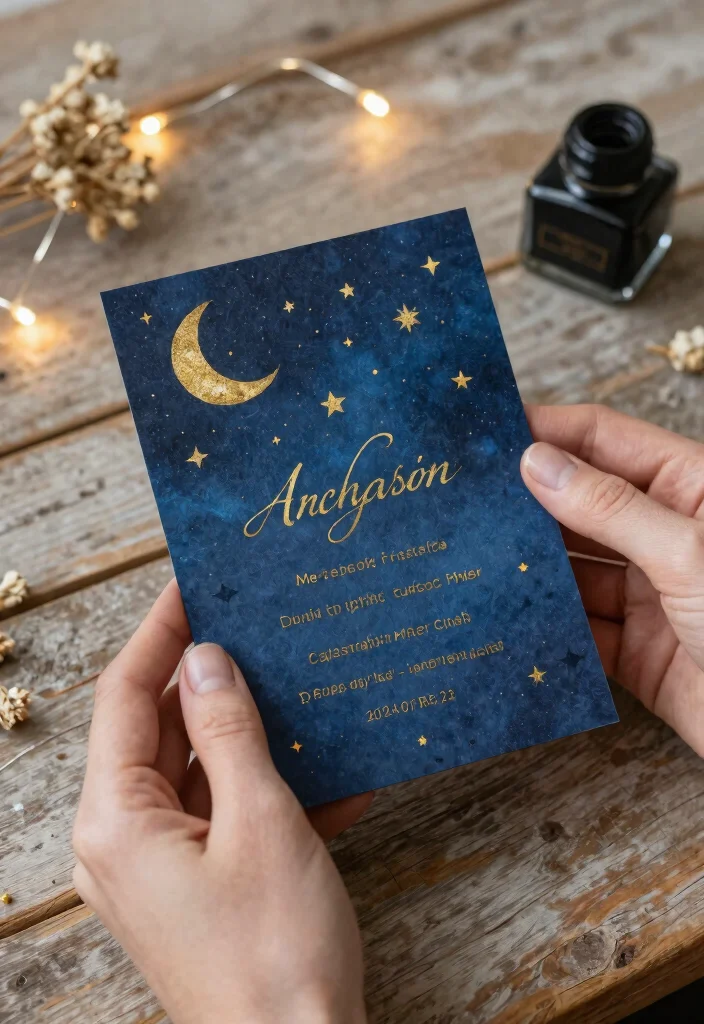 14 Wedding Invitations Vintage That Look Timeless Not Dated - 11. Celestial Designs 1
