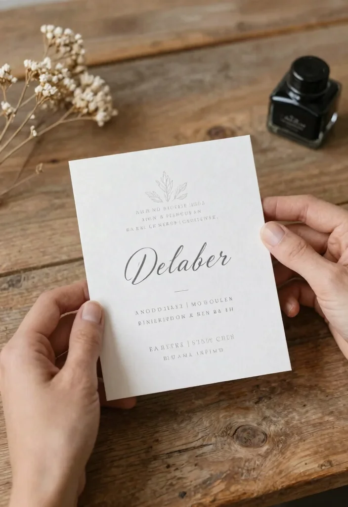 14 Wedding Invitations Vintage That Look Timeless Not Dated - 13. Minimalist Vintage 1