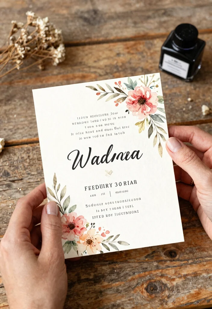 14 Wedding Invitations Vintage That Look Timeless Not Dated - 5. Whimsical Watercolors 1