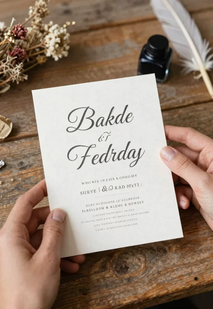14 Wedding Invitations Vintage That Look Timeless Not Dated - 8. Vintage Typography 1