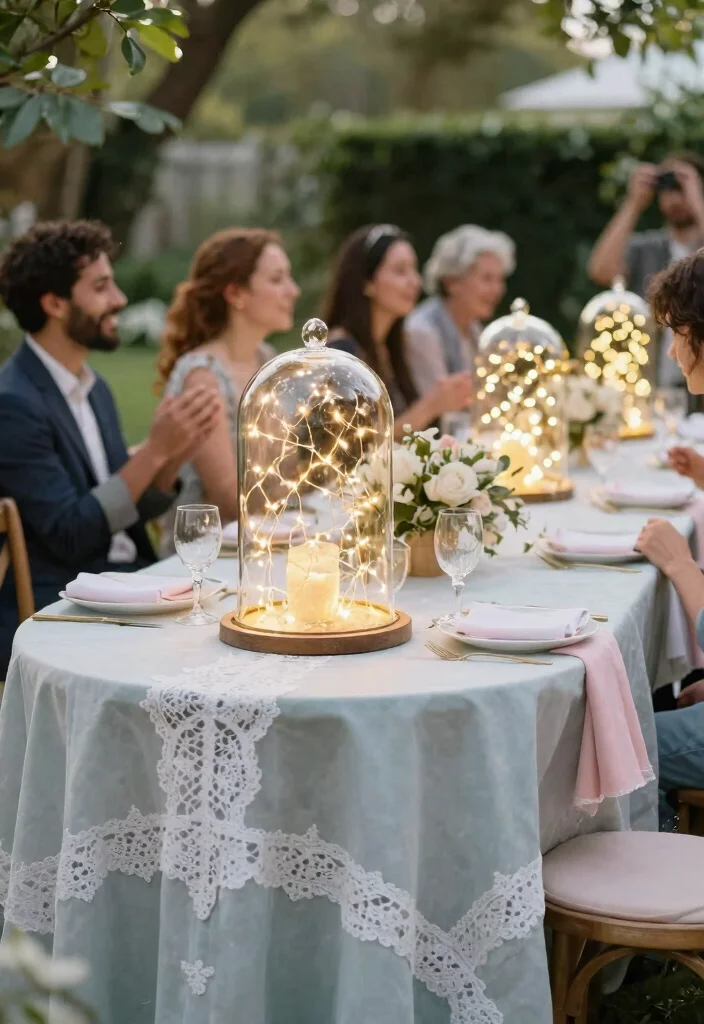 14 Wedding Table Setup Ideas That Stay Put Through Dancing - 11. Whimsical Fairy Tale with Robust Decor 1