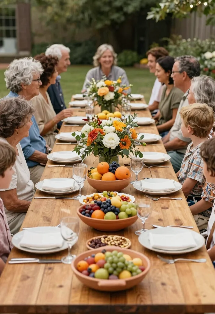 14 Wedding Table Setup Ideas That Stay Put Through Dancing - 12. Traditional Family-Style with Strong Foundations 1
