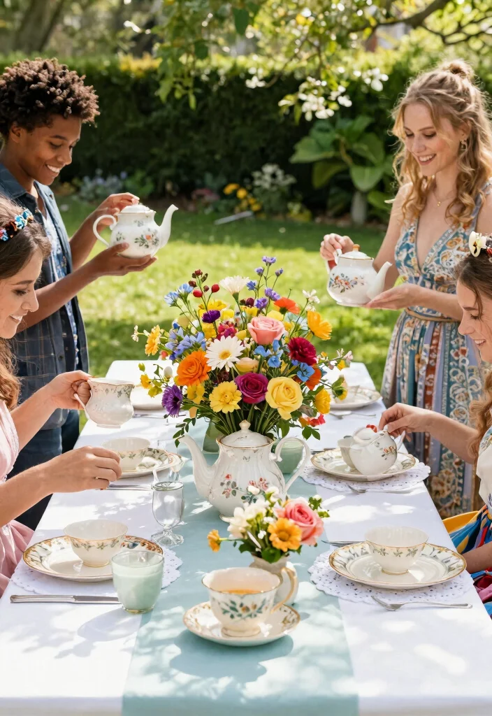 14 Wedding Table Vases That Don't Tip Over During Dinner - 10. Whimsical Teapots 1
