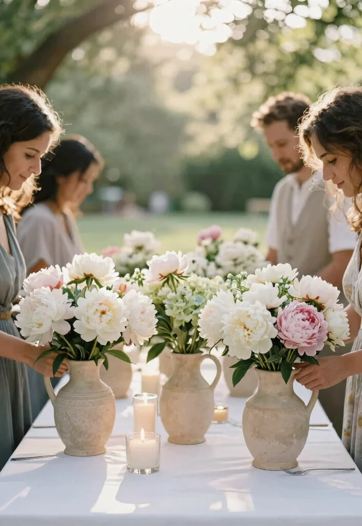 14 Wedding Table Vases That Don't Tip Over During Dinner - 2. Durable Stoneware Jugs 1