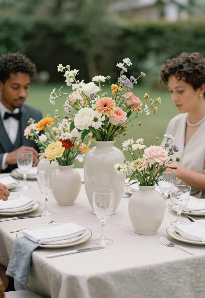 14 Wedding Table Vases That Don't Tip Over During Dinner - 4. Heavyweight Ceramic Vases 1