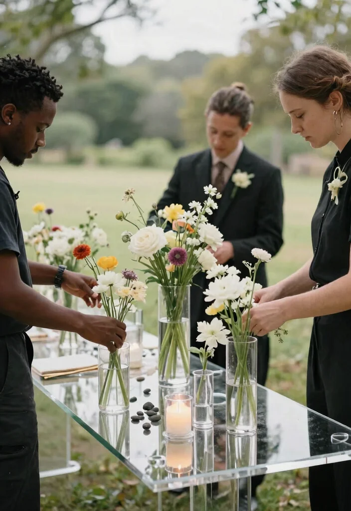 14 Wedding Table Vases That Don't Tip Over During Dinner - 6. Elegant Acrylic Vases 1