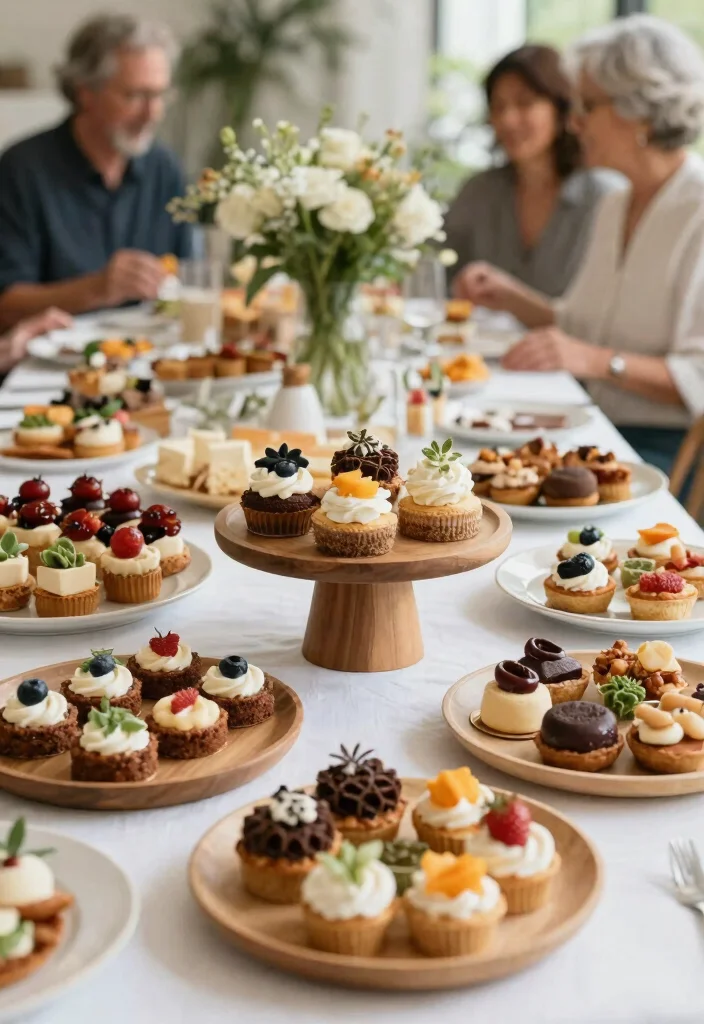 15 25 Wedding Anniversary Decorations That Look Fresh Not Dated - 11. Themed Dessert Table 1