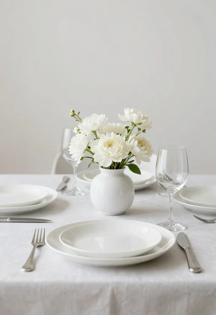 15 50th Wedding Anniversary Decorations Without Tacky Gold - 12. Minimalist Decor 1