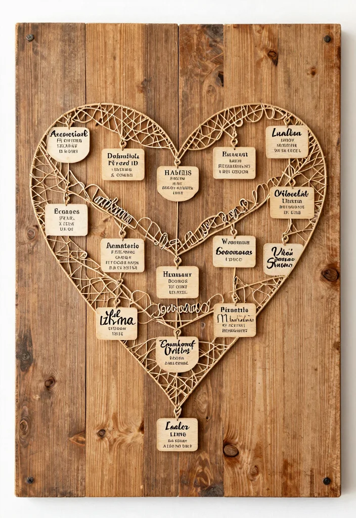 15 50th Wedding Anniversary Decorations Without Tacky Gold - 15. String Art Displays 1