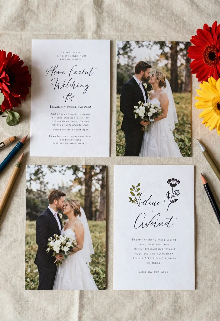 15 Fancy Wedding Invitations Luxury Styles That Cost Less - 14. Mixed Media Designs 1