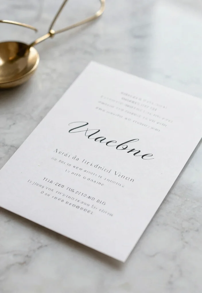 15 Fancy Wedding Invitations Luxury Styles That Cost Less - 3. Minimalist Chic with Eco-Friendly Inks 1
