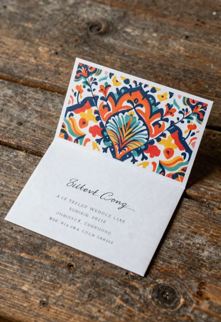 15 Timeless Wedding Invitations That Never Look Dated in Photos 64 15 Timeless Wedding Invitations That Never Look Dated in Photos - 14. Unique Folded Designs 1