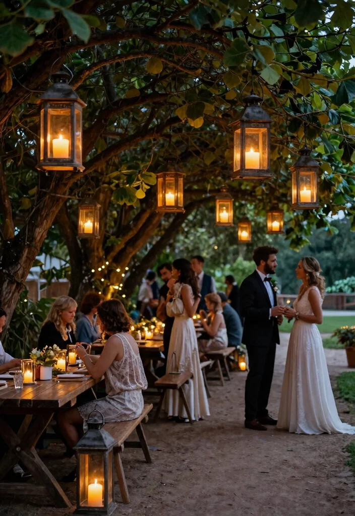 15 Vintage Wedding Decorations That Don't Look Like Grandma's - 3. Antique Lanterns for Ambient Lighting 1