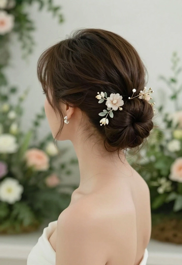 15 Wedding Jewelry Accessories That Won't Compete With Your Dress - 5. Floral Hairpins 1