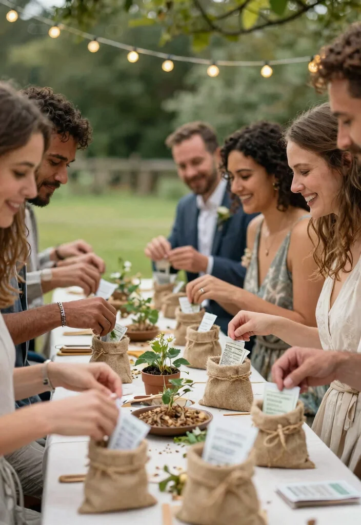 18 Wedding Party Favors for Guests That Actually Leave With Them - 1. Seed Packets for Plant Lovers 1
